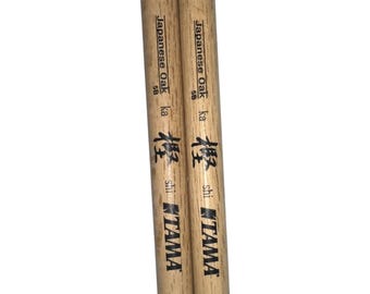 TAMA Japanese Oak 5B Drum Sticks Pair for Snare Drum Bass Drum Percussion