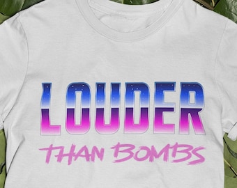 Maglietta BTS Louder Than Bombs, maglietta per fan K-Pop Army