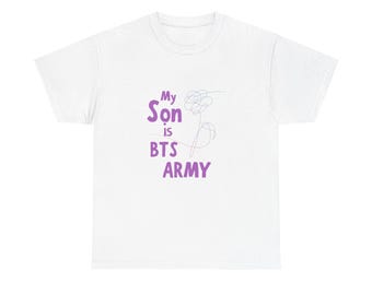 My Son is BTS ARMY Unisex Heavy Cotton Tee