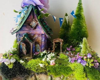 fairy cottage musical garden