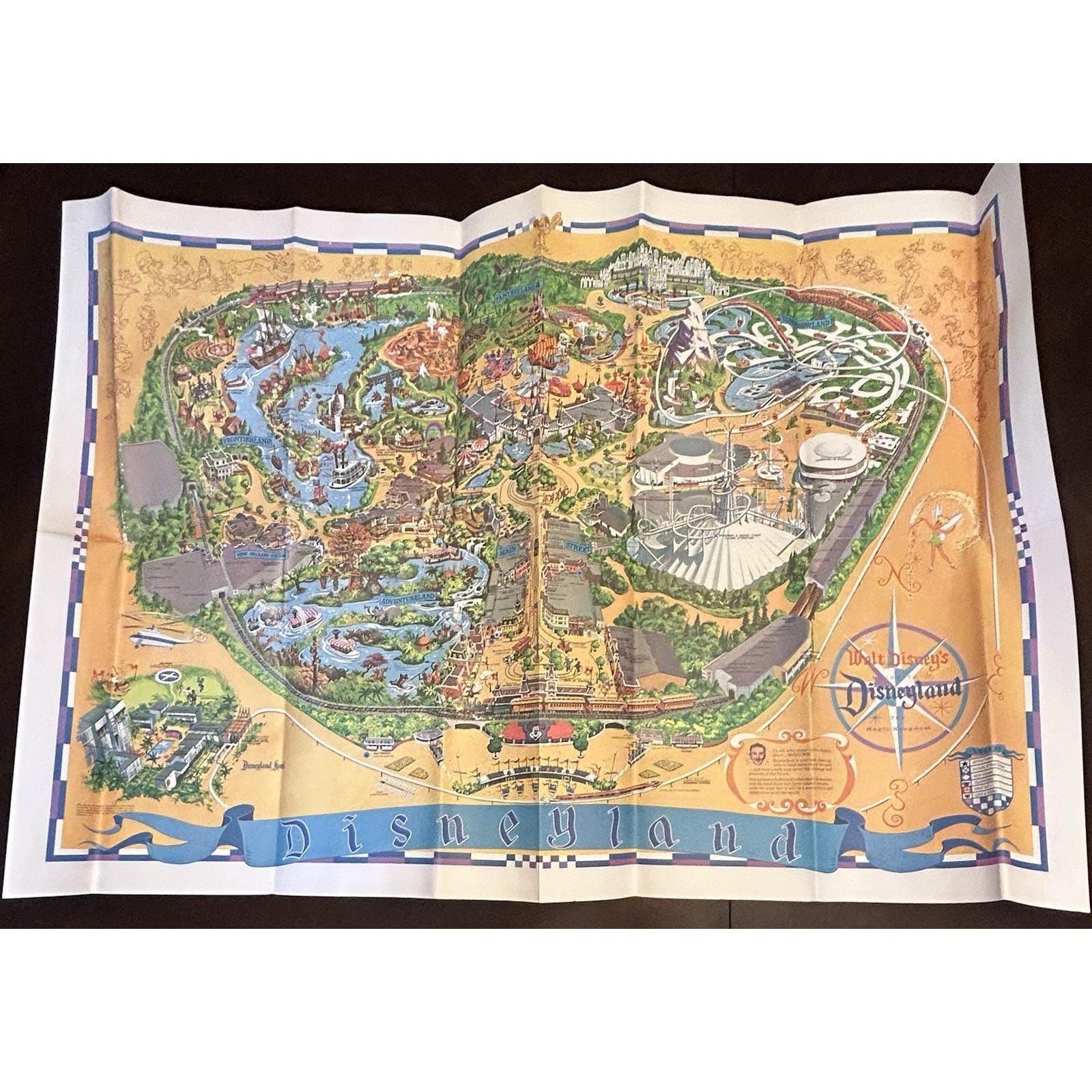 1968 Disneyland Map - Etsy