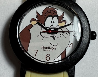 Vintage Armitron Taz Tasmanian Devil Watch Looney Tunes 90s