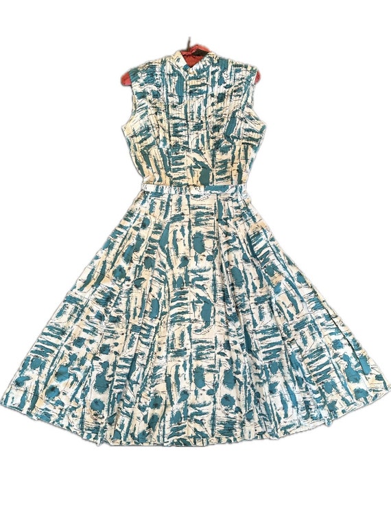 Vintage Swing Dress 1950s with pockets