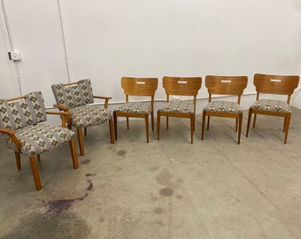 Set van 6 Paul Laszlo eetkamerstoelen