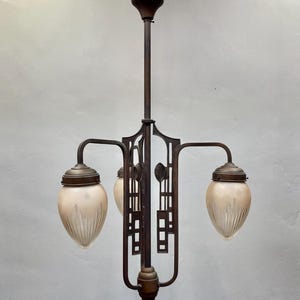 Art Nouveau Pendant Lamp - FREE SHIPPING