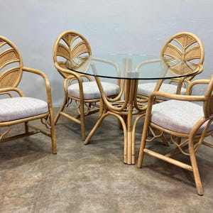 Vintage Split Reed Dining Set