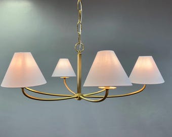 Stacey 6 Shade Chandelier by Hudson Valley - FREE US Shipping