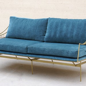 Custom 1960s Inspired Hairpin Sofa by Rehab Vintage Interiors, Free U.S. Shipping image 6