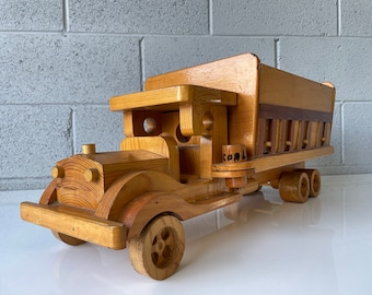 Arts & Crafts Hand Made Wood Truck