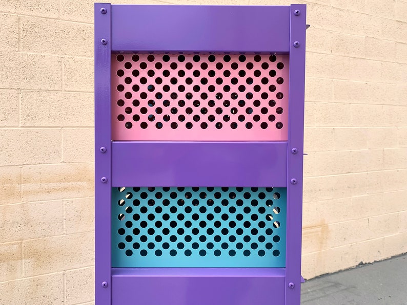 Custom 2 X 6 Locker Basket Tall Boy Unit with Single and Double Wide Baskets, Free U.S. Shipping image 6