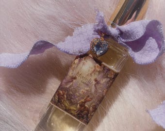 Moonlit Crème Perfume | Vanilla Cream, Lavender, Musk | Fairycore Gourmand Fragrance