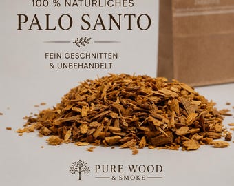 Palo Santo Räucherholz Nachhaltig geerntet, heiliges Holz, natürliches Räucherholz für Meditation, Entspannung und Raumbeduftung
