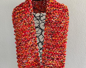 Smaller Kansas City Chiefs Inspired Team Loyalty Scarf