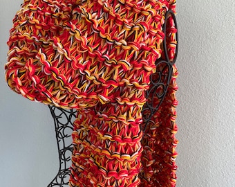 Larger and Longest Kansas City Chiefs Inspired Team Loyalty Scarf