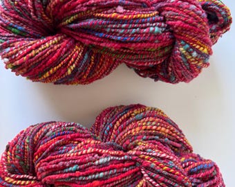Handspun Yarn - Babydoll Southdown Wool 149yd - 7.2 oz / 128yd - 6.45 oz