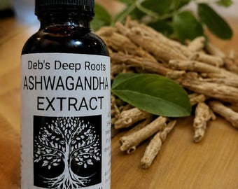 Ashwagandha-Extrakt-Tinktur, 1 fl oz (30 ml) biologisches Kräuterergänzungsmittel