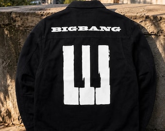 Chaqueta de algodón extragrande del 20 aniversario de Big Bang (Kpop)