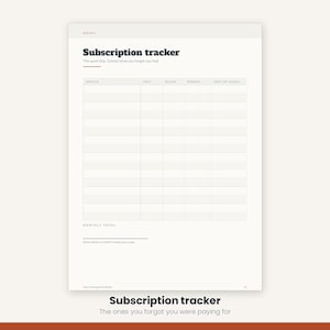 Home Management Binder Printable | Cleaning Schedule Meal Planner Budget | Household Organizer 25 Pages | A4 US Letter Instant Download image 17