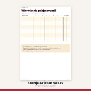 Sinterklaas Word Game 40 Cards | 30 Seconds Game | Children's Party Printable | Gift-Giving Evening PDF image 12