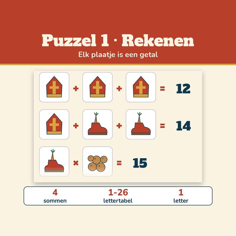 Sinterklaas Escape Room Kinderen 8-12 | Pakjesavond Spel Printable | 6 Puzzels, Hints & Antwoorden | PDF Nederlands image 3