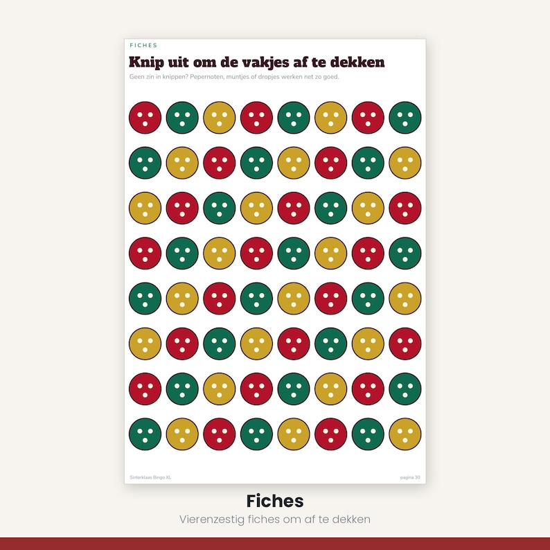 Sinterklaas Bingo 50 Cards | Children's Party Printable | Gift-Giving Evening Game Dutch | PDF Download image 13
