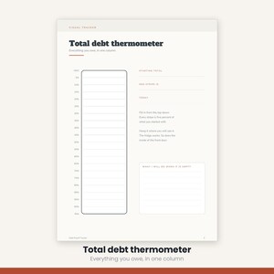 Debt Payoff Tracker Spreadsheet | Debt Snowball Avalanche Calculator Excel Google Sheets | Debt Free Planner Printable | Instant Download image 12