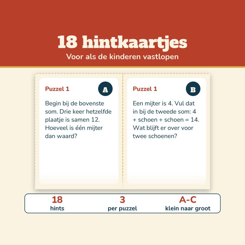 Sinterklaas Escape Room Kinderen 8-12 | Pakjesavond Spel Printable | 6 Puzzels, Hints & Antwoorden | PDF Nederlands image 11