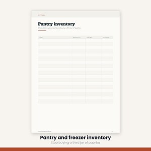 Home Management Binder Printable | Cleaning Schedule Meal Planner Budget | Household Organizer 25 Pages | A4 US Letter Instant Download image 14
