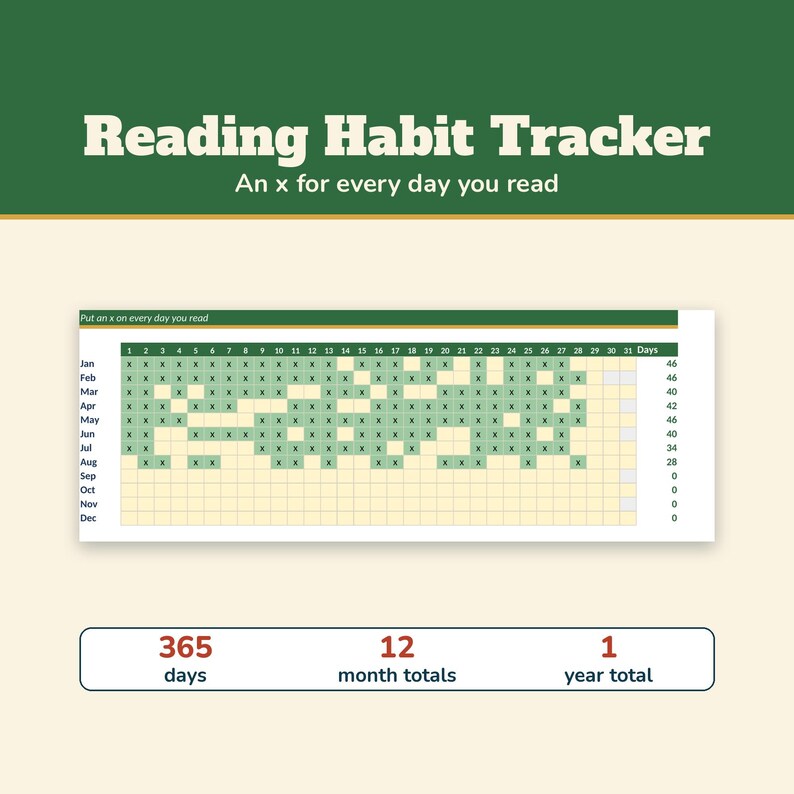 Reading Log Spreadsheet, Book Tracker Excel, Reading Tracker, Reading Journal, TBR List, Series Tracker, Reading Challenge, Book Lover image 6
