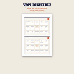 Hitster Cards Dutch | Music Bingo 30 Cards | 60 Dutch Hits | Printable Party Game PDF image 3