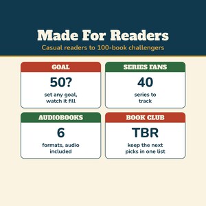 Reading Log Spreadsheet, Book Tracker Excel, Reading Tracker, Reading Journal, TBR List, Series Tracker, Reading Challenge, Book Lover image 8