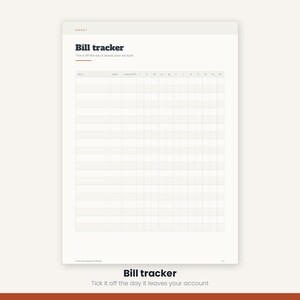 Home Management Binder Printable | Cleaning Schedule Meal Planner Budget | Household Organizer 25 Pages | A4 US Letter Instant Download image 16