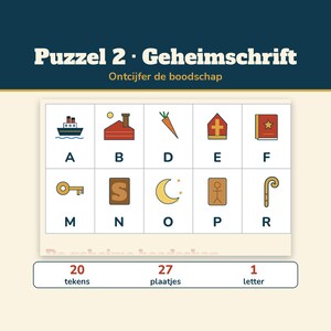 Sinterklaas Escape Room Kinderen 8-12 | Pakjesavond Spel Printable | 6 Puzzels, Hints & Antwoorden | PDF Nederlands image 4
