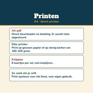 Christmas 30 Seconds 200 Concepts | Christmas Game Dutch Printable | Guessing Game for Christmas Dinner, Christmas Drinks, Family, and New Year's Eve image 18