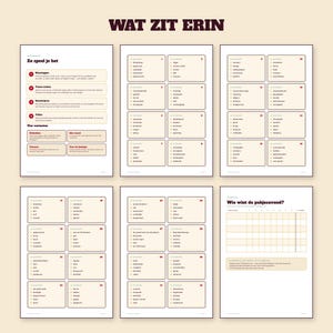 Sinterklaas Word Game 40 Cards | 30 Seconds Game | Children's Party Printable | Gift-Giving Evening PDF image 2