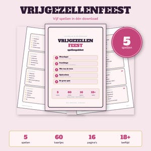 Bachelorette Party Games | Bingo Quiz and Word Game | 5 Games Printable PDF | Bachelorette Parties image 2