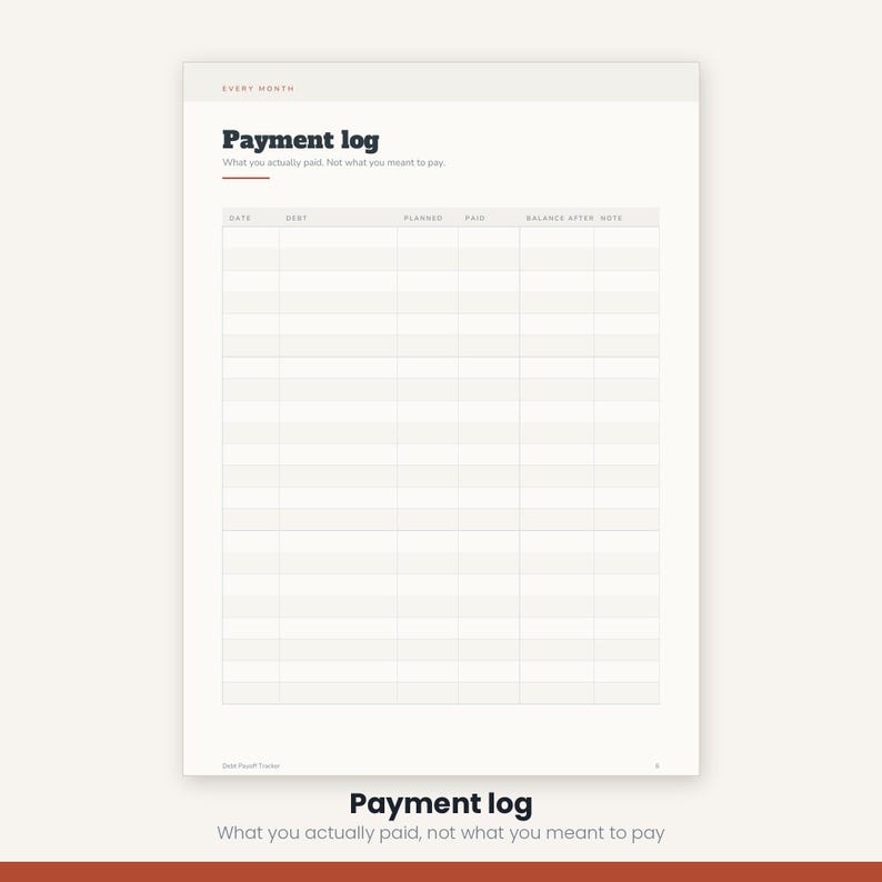 Debt Payoff Tracker Spreadsheet | Debt Snowball Avalanche Calculator Excel Google Sheets | Debt Free Planner Printable | Instant Download image 13