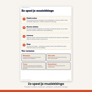 Hitster Cards Dutch | Music Bingo 30 Cards | 60 Dutch Hits | Printable Party Game PDF image 6
