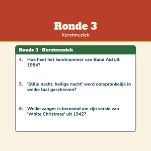 Julquiz 60 frågor med svar | Holländskt julpubquiz | Utskrivbart quiz för julmiddag, juldrinkar och nyårsafton bild 9