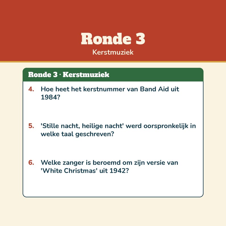 Julquiz 60 frågor med svar | Holländskt julpubquiz | Utskrivbart quiz för julmiddag, juldrinkar och nyårsafton bild 9