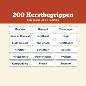 Christmas 30 Seconds 200 Concepts | Christmas Game Dutch Printable | Guessing Game for Christmas Dinner, Christmas Drinks, Family, and New Year's Eve image 5