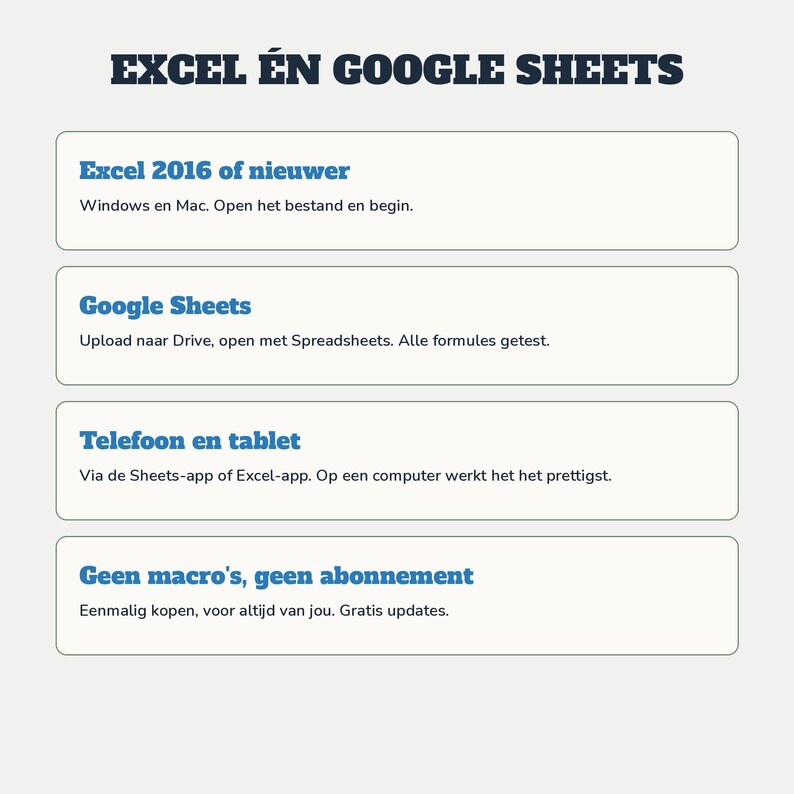 Haushaltsbuch 2027 (Excel) | Budgetplaner (Google Sheets, Niederländisch) | Fixe Ausgaben, Sparschweine, Schulden, Jahreskalender | Budgetplaner 2027 Bild 19