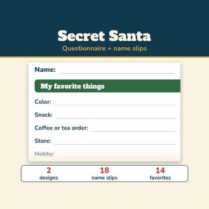 Christmas Party Games Bundle, 6 Printable Games, Christmas Trivia, Christmas Feud, 100 Bingo Cards, Secret Santa, Office Party Games image 8