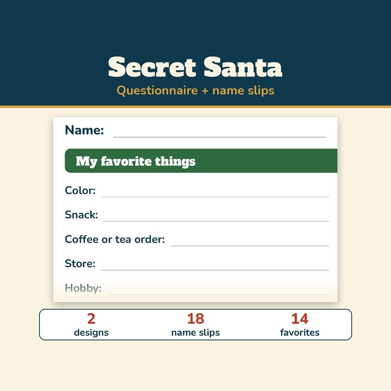 Christmas Party Games Bundle, 6 Printable Games, Christmas Trivia, Christmas Feud, 100 Bingo Cards, Secret Santa, Office Party Games image 8