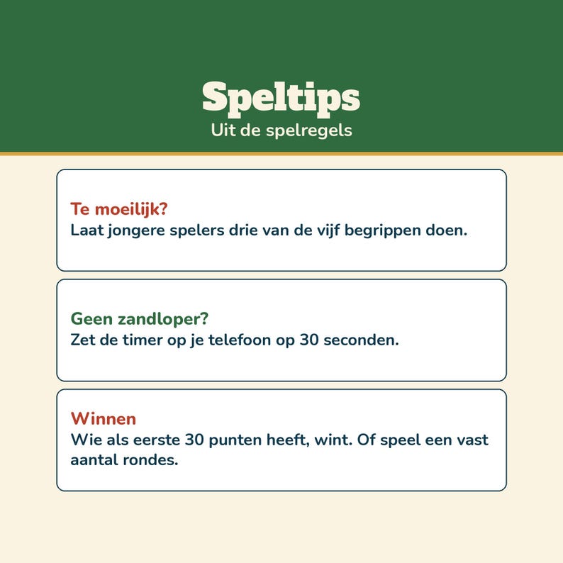 Christmas 30 Seconds 200 Concepts | Christmas Game Dutch Printable | Guessing Game for Christmas Dinner, Christmas Drinks, Family, and New Year's Eve image 7