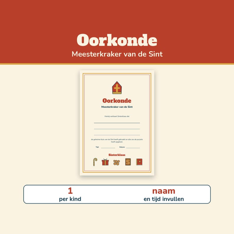 Sinterklaas Escape Room Kinderen 8-12 | Pakjesavond Spel Printable | 6 Puzzels, Hints & Antwoorden | PDF Nederlands image 12