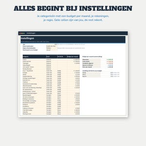 Haushaltsbuch 2027 (Excel) | Budgetplaner (Google Sheets, Niederländisch) | Fixe Ausgaben, Sparschweine, Schulden, Jahreskalender | Budgetplaner 2027 Bild 18