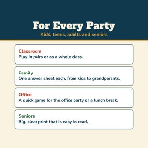 Christmas True or False Game, Printable Christmas Trivia with Fun Facts, Holiday Trivia for Kids Adults Seniors, Class or Office Party Bild 9