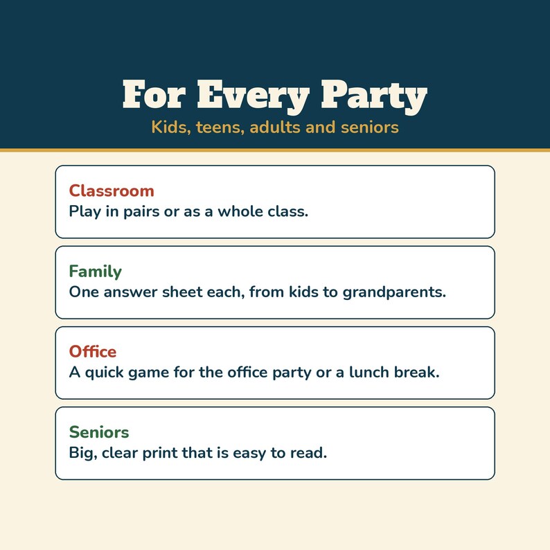 Christmas True or False Game, Printable Christmas Trivia with Fun Facts, Holiday Trivia for Kids Adults Seniors, Class or Office Party Bild 9