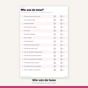 Bachelorette Party Games | Bingo Quiz and Word Game | 5 Games Printable PDF | Bachelorette Parties image 11